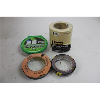 Scotch Masking And Painter's Tape, Frogtape Masking Tape, 52 Pieces