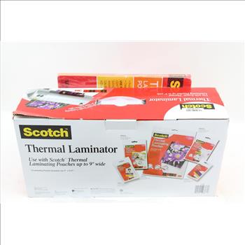 Scotch Thermal Laminator, Laminating Pouches, And More, 4 Pieces