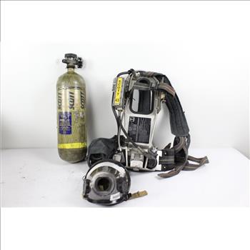 Scott SCBA Harness, Tank & Mask, 3 Items