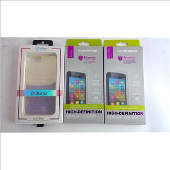 Screen Protectors And Iphone Case, 3 Pieces
