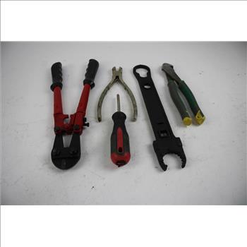 Screwdriver, Bolt Cutter, And More