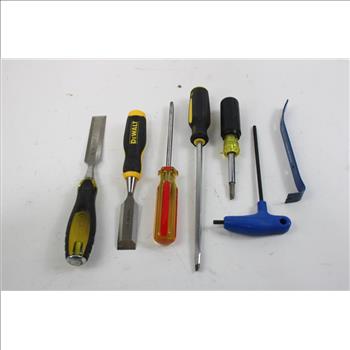 Screwdriver, Pry Bars And More 10+ Pieces