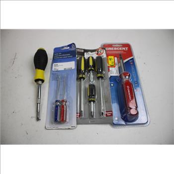 Screwdriver Sets, Interchangeable Screwdrivers, 8 Pieces