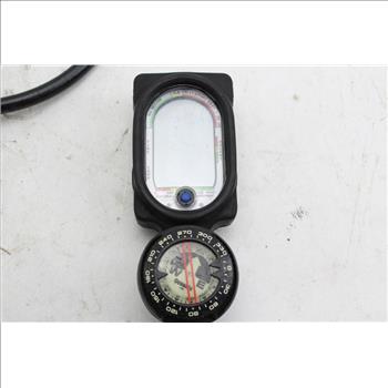 Scubapro G250 Regulator With Oceanic Compass Module & Oceanic Datamax Pro Dive Computer Attached To It