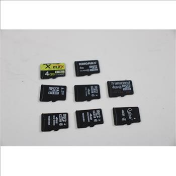 SD And MicroSD Memory Cards, 4GB, Lot Of 15