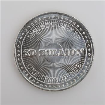 SD Bullion Freedom Fine Silver Round 1 Troy Oz