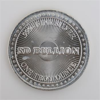 SD Bullion Freedom Fine Silver Round 1 Troy Oz