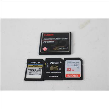 SD Memory 11 Pieces And Compactflash Card