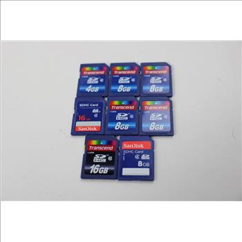 SD Memory 11 Pieces And Compactflash Card