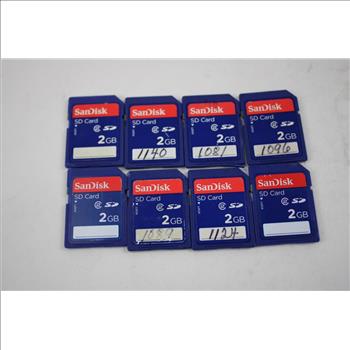 SD Memory Cards, 18 Pcs