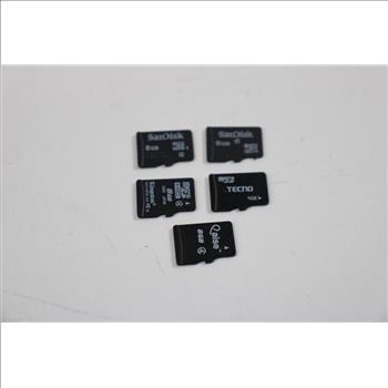 SD, MicroSD, And USB Thumb Drives, 8GB, Lot Of 14