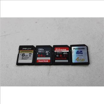 SD, USB Memorys 10 Pieces, 4,8,16,64 Gb
