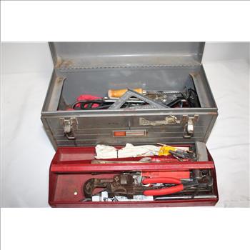 Sears Craftsman Tool Box With Bits, Wrench, And More