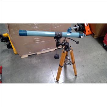 Sears Discoverer 3-4451 Vintage 60mm Equatorial Refractor Telescope