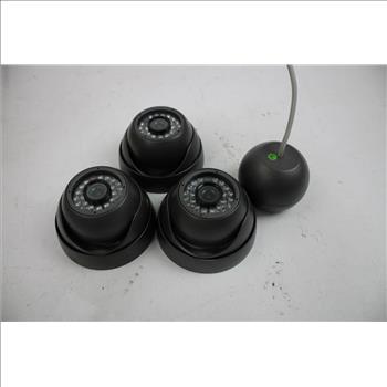 Security Cameras Bulk Lot, 4 Pieces