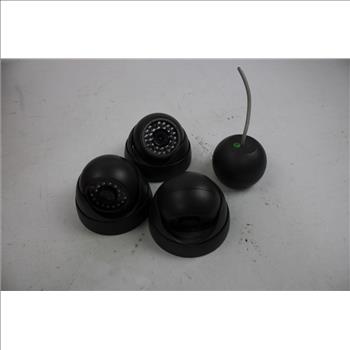 Security Cameras Bulk Lot, 4 Pieces