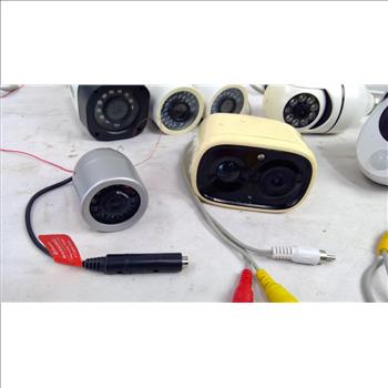 Security Cameras Bulk Lot, 9 Pieces