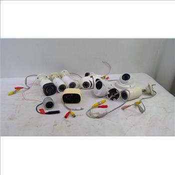 Security Cameras Bulk Lot, 9 Pieces