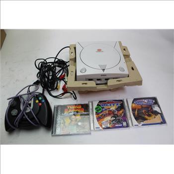 Sega Dreamcast Game Console With Games
