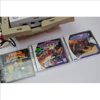 Sega Dreamcast Game Console With Games