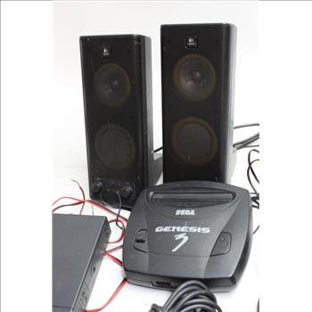 Sega Genesis 3 Game Console, Logitech Desktop Speakers And More