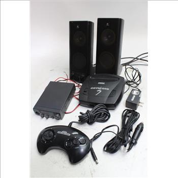 Sega Genesis 3 Game Console, Logitech Desktop Speakers And More