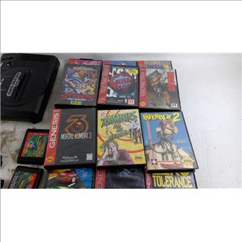 Sega Genisis Console And More 10+ Pieces