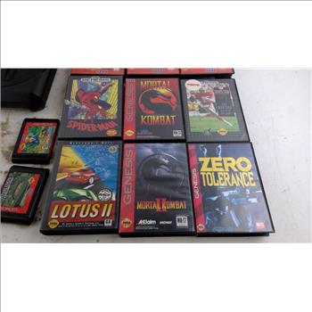 Sega Genisis Console And More 10+ Pieces