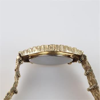 Seiko 10kt Gold Nugget Style Watch