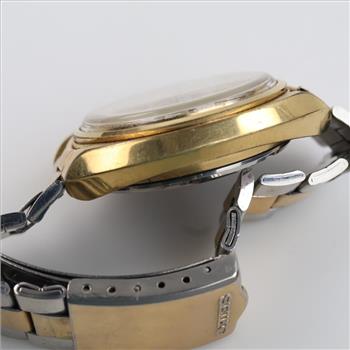 Seiko 18kt GP Bell-Matic Watch