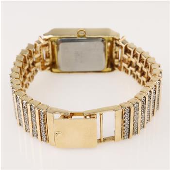 Seiko 2.77cts TW Diamond 14kt Gold Dress Watch - Evaluated By Our Certified Gemologist - AGS / GIA