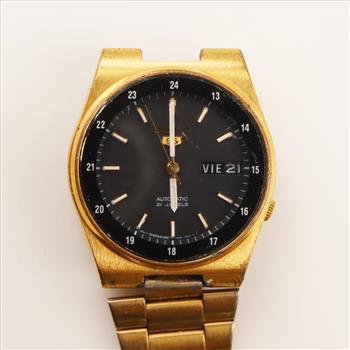 Seiko 5 Automatic 14kt Gold Plated Watch