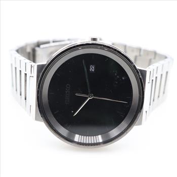 Seiko Essentials Black Dial Watch