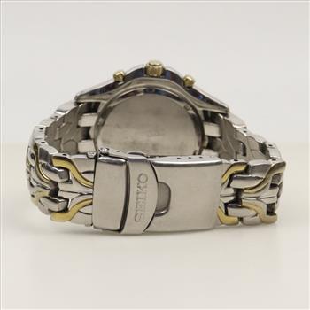 Seiko Excelsior Solar Chronograph Watch