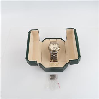 Seiko Kinetic Titanium Luminous Dial Watch