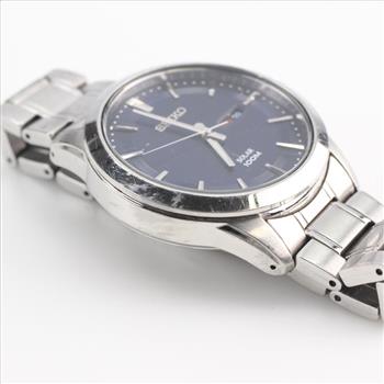 Seiko Solar Blue Dial Watch