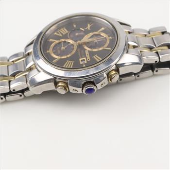 Seiko Solar Chronograph Watch