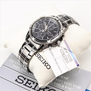 Seiko Solar Chronograph Watch