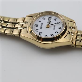 Seiko Solar Stainless Steel Watch