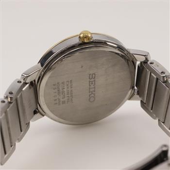 Seiko Solar Two Tone Stainless Steel Watch