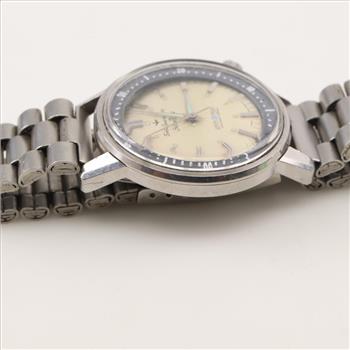 Seiko Sportsmatic Silver Wave Watch