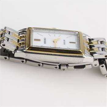 Seiko Two Tone Solar Watch