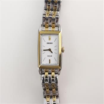 Seiko Two Tone Solar Watch