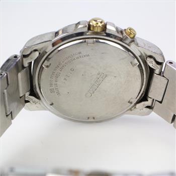 Seiko Two Tone Stainless Steel Watch