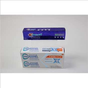 Sensodyne, Colgate, Crest Toothpaste And Tootbrushes 15+ Pieces