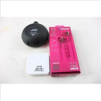 Sentry Bluetooth Wireless Earbuds, JVC Portable Speaker, And More, 3 Pieces