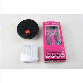 Sentry Bluetooth Wireless Earbuds, JVC Portable Speaker, And More, 3 Pieces