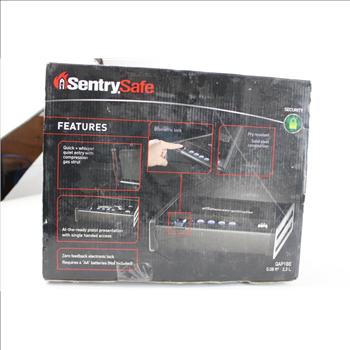 SentrySafe Pistol Safe, Quick Access Biometric Gun Safe, Single Gun Capacity