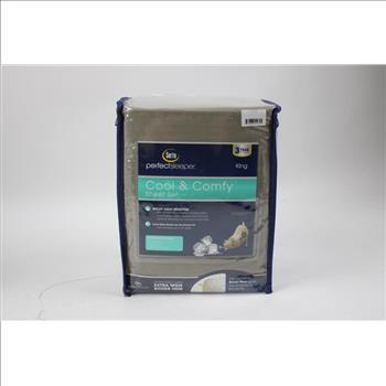 Serta, Cool & Comfy 4 Pc Sheet Set, King