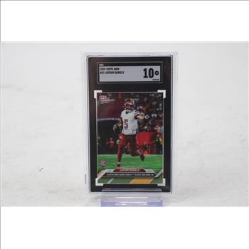 SGC GEM MINT 10 Jayden Daniels 2025 Rookie Topps Now Playoff Debut